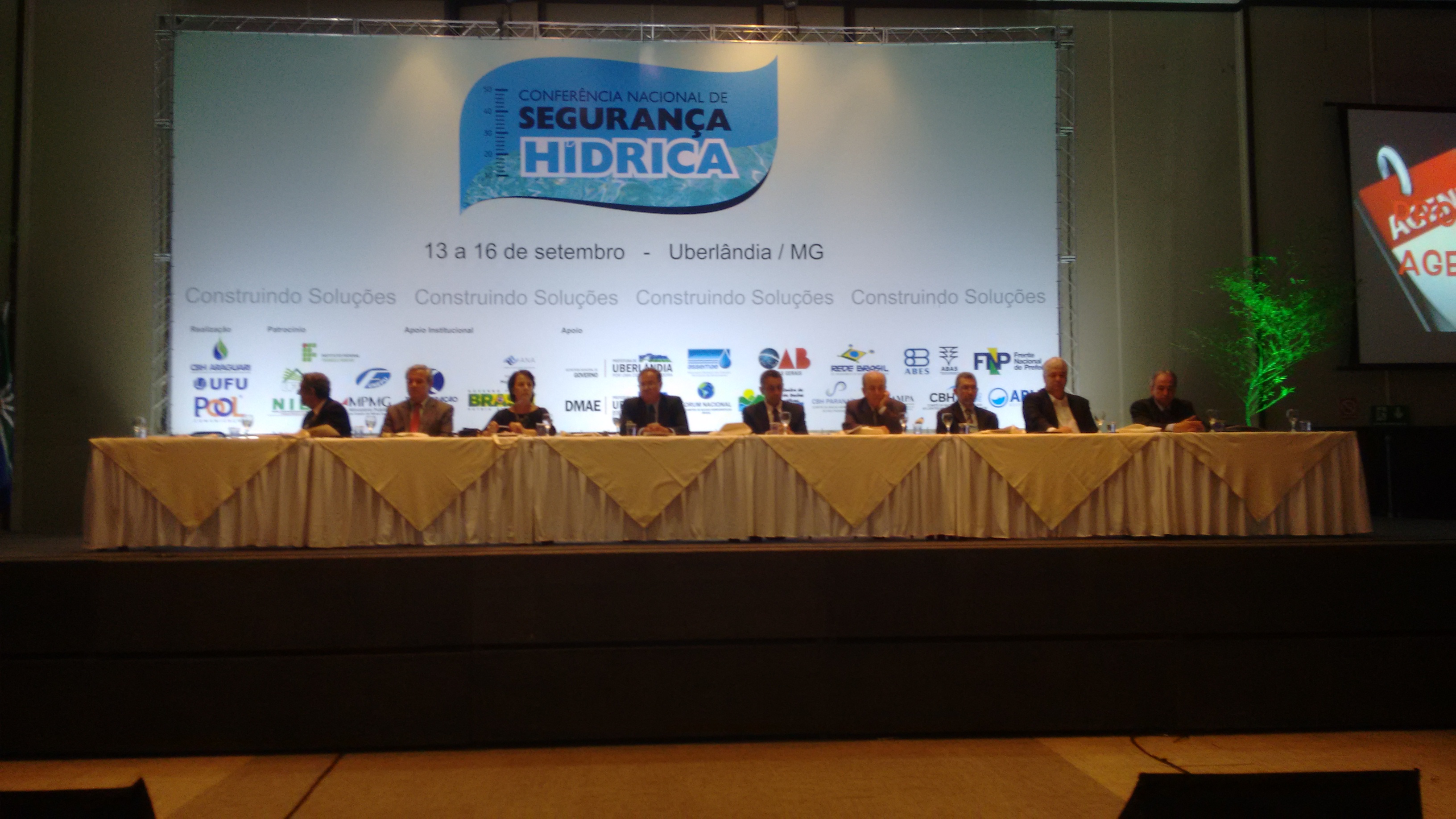 Conferência Nacional de Segurança Hídrica promove importante debate sobre gestão
