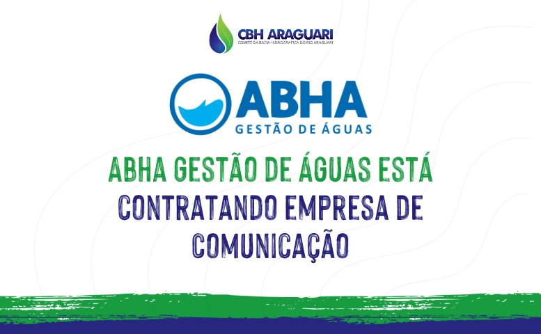 Abha Gestão de Águas está contratando empresa de Comunicação