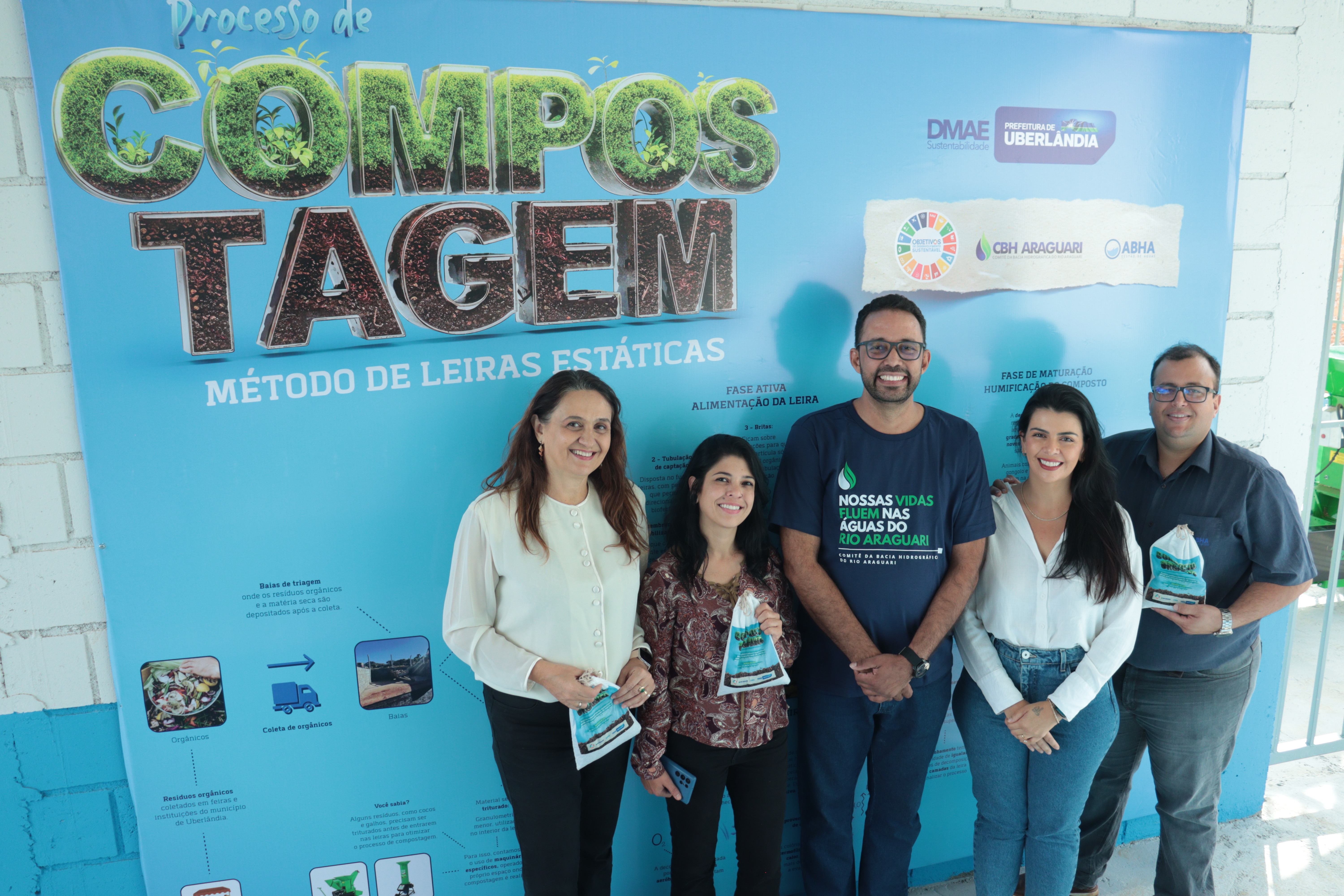 CBH Araguari entrega Pátio de Compostagem em Uberlândia